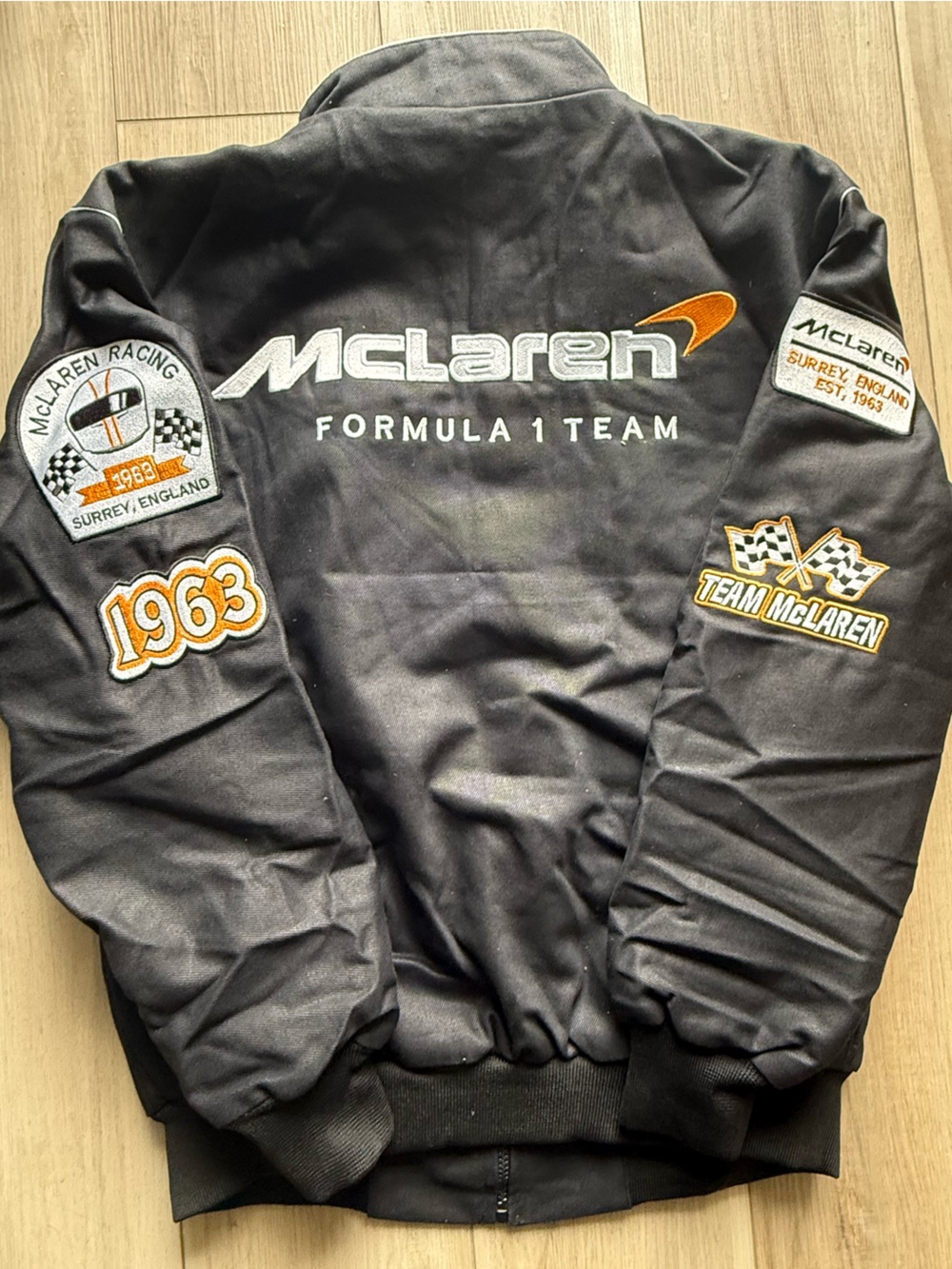 Reworked McLaren FI Black Racing Team Jacket - Picture 4 of 5